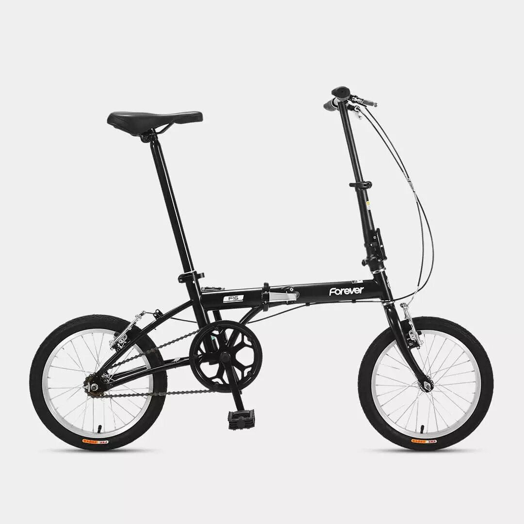 [From Xiaomi Youpin] FOREVER 16 Inch Folding Bicycle Aluminum Lightweight Foldable Mini Bike V Brake Urban Commuter Bicycle - White