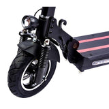 Lamtwheel 1200W Electric Scooter - Range 40-50Km/Hy 40-50Km With Off-road Tires - Foldable - With Seat-48V/22Ah Bla