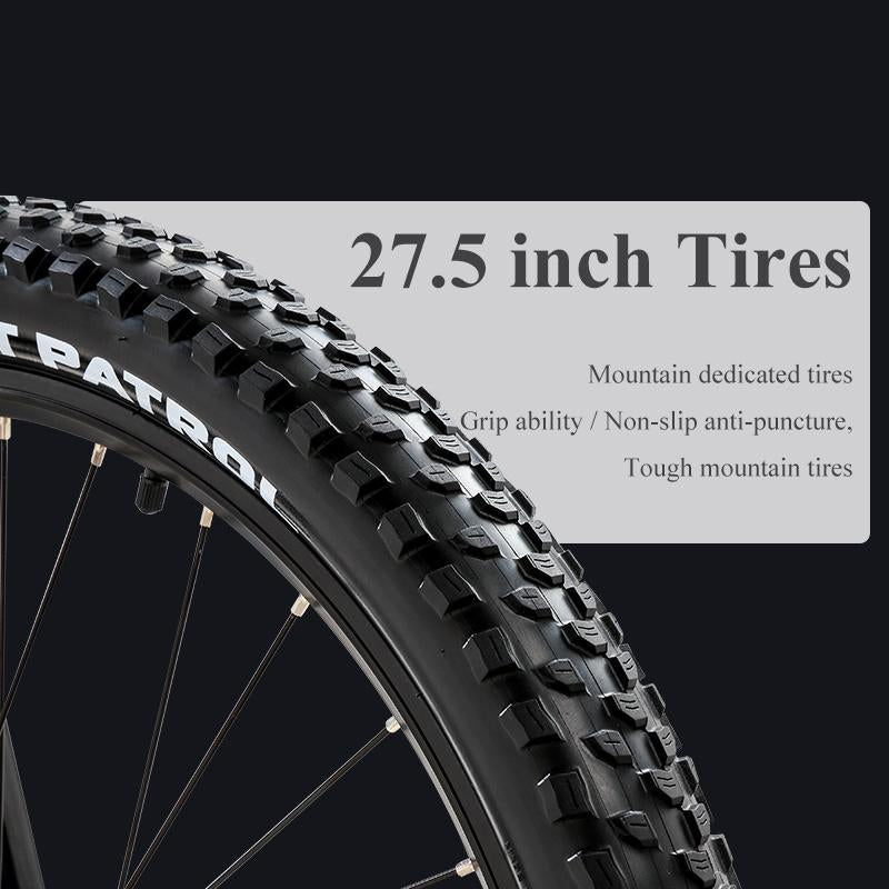 27.5inch electric mountain bike 48V lithium battery hidden in frame 250w motor hybrid ebike Hydraulic disc brake Oil shock