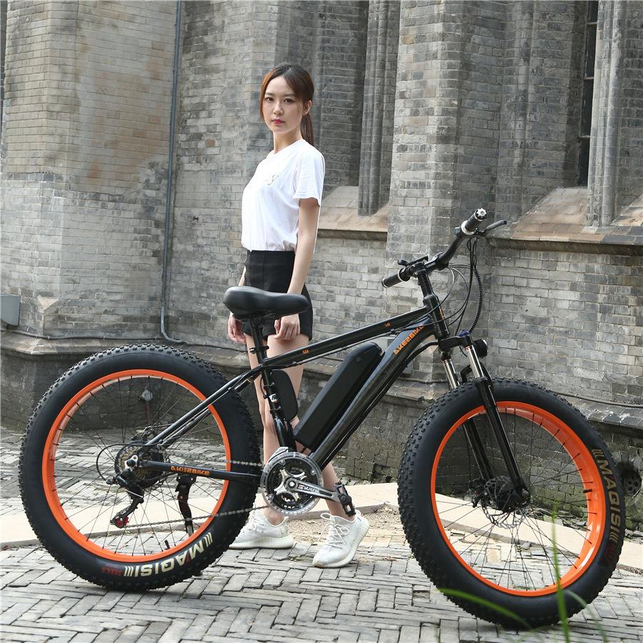 26inch electric mountain bicycle fat ebike 4.0 snow tire bike Beach