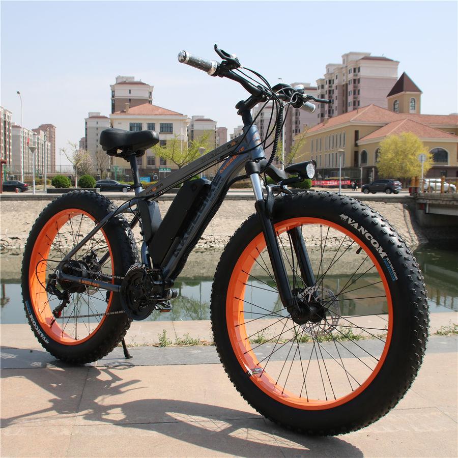 26inch electric mountain bicycle fat ebike 4.0 snow tire bike Beach