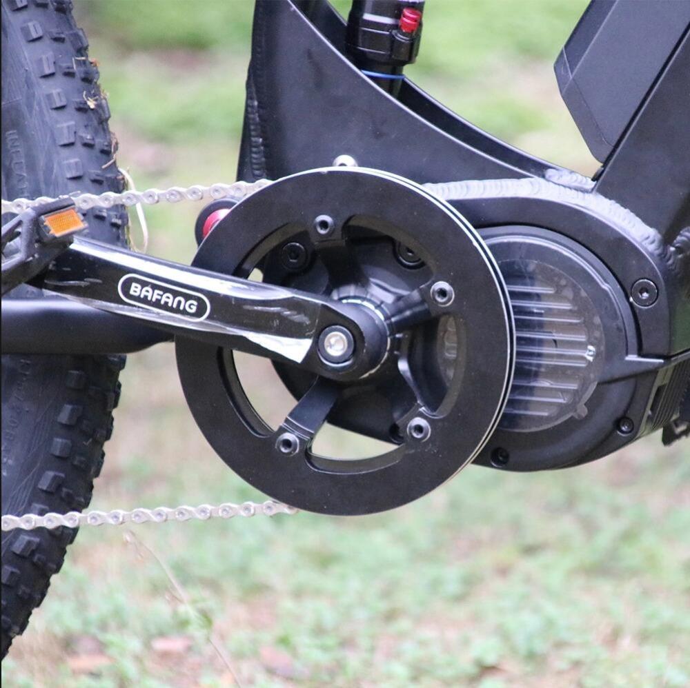 New product !!Stealth bomber off road ebike 48V 1000W Bafang mid drive G510 electric mountain bike full suspension e MTB 3.0inch