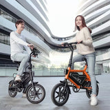 HIMO V1 Plus Foldable Electric Bike 250W Max Speed 25km/h Load 100kg Motor Cycling For Adult/Kid From Xiaomi Youpin - Orange