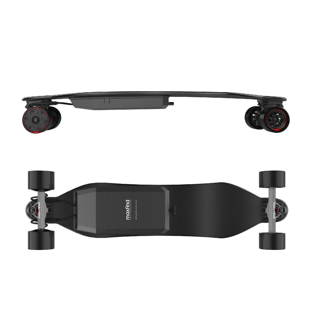 Maxfind Max4 Dual Motor Version 25 Mph 46.5 Miles Electric Skateboard 3 Modes Remote Control 100kg Max Load Skate Board