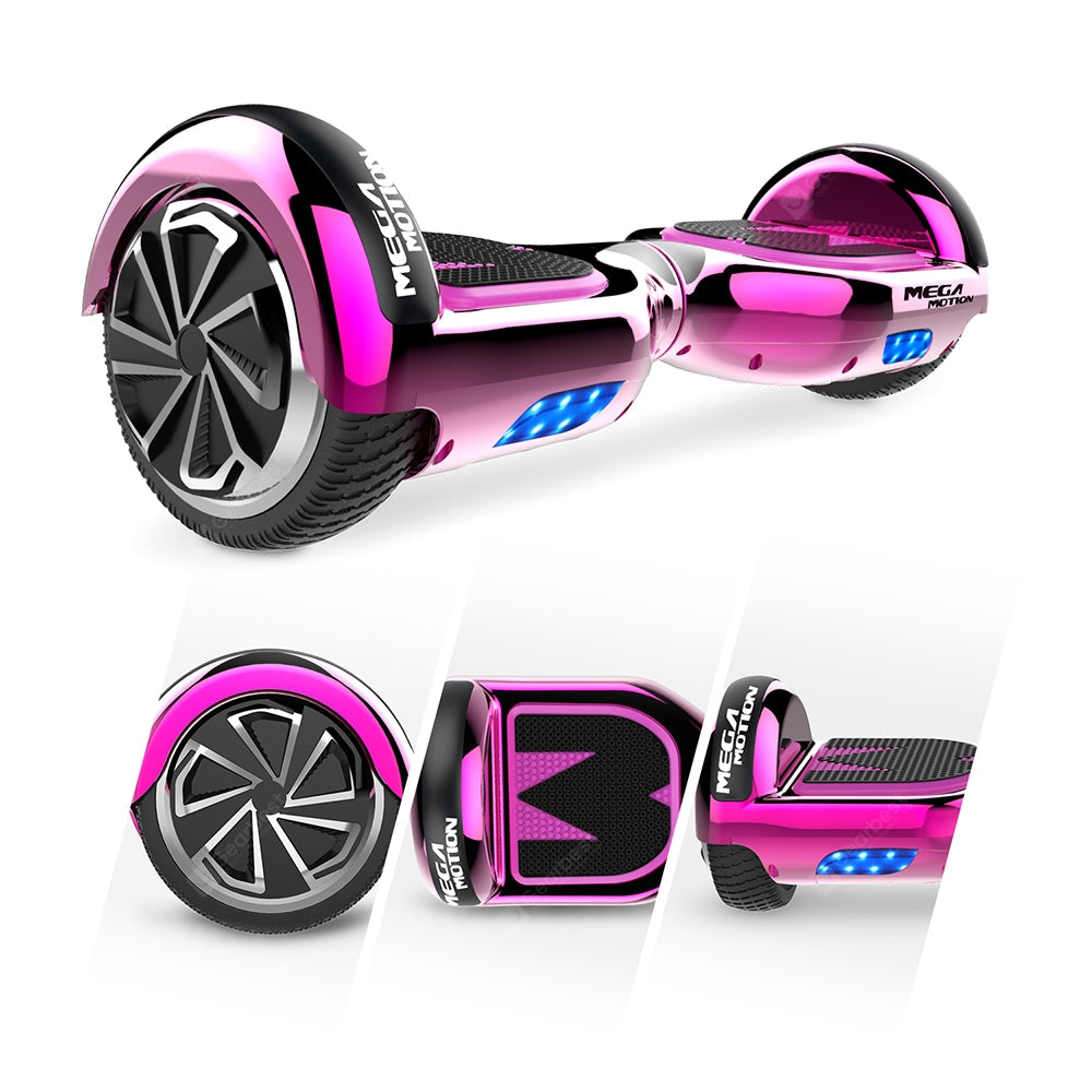 Mega Motion E1 Hoverboard 6.5 Self Balancing Scooter Premium Balance Board Strong Dual Motor
