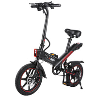 DOHIKER Y1 Folding Electric Bicycle 350W 36V Waterproof Electric Bike with 14inch Wheels 10Ah Rechargeable Battery