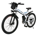Ancheer 26inch 36V Foldable Electric Power Mountain Bicycle with Lithium-Ion Battery