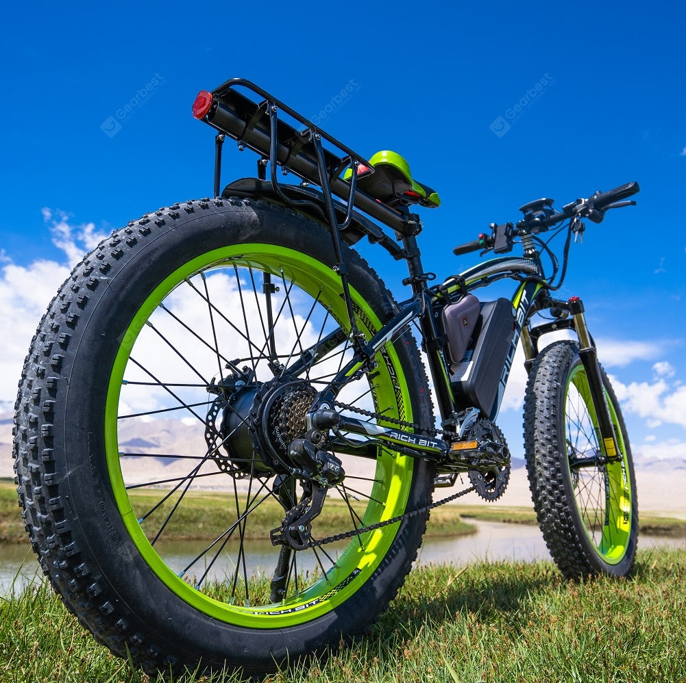 RICH BIT RT-022 Ebike  48V  17Ah Li-battery 4.0 In Fat  Tire Bicycle Snow Electric Bike Mountain Accelerator Throttl