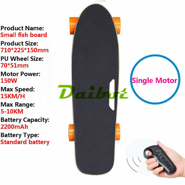 Ship from USA Europe Four Wheel Electric Skateboard Wireless Remote controller Scooter Plate Board hoverboard unicycle V63m#