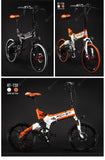 RICH BIT RT-730 48V 8Ah lithium battery Popular Full Suspension Electric Folding Bicycle New Smart LCD Screen 5 Level Pedal Assist