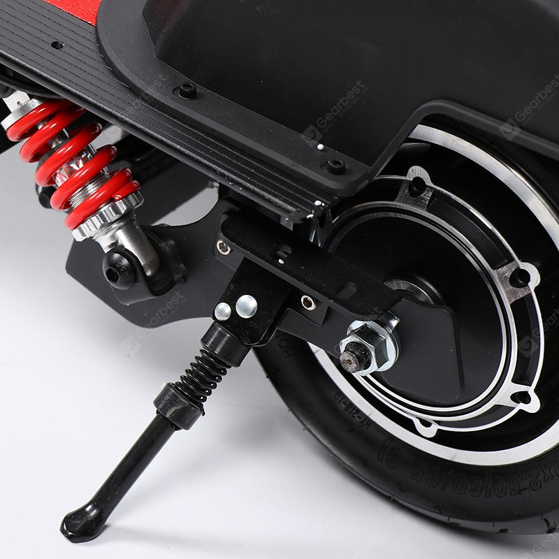 Powerful Lamtwheel 10 Inch Folding Electric Kick Scooters for Adults Single Motor 600W 48V 12Ah