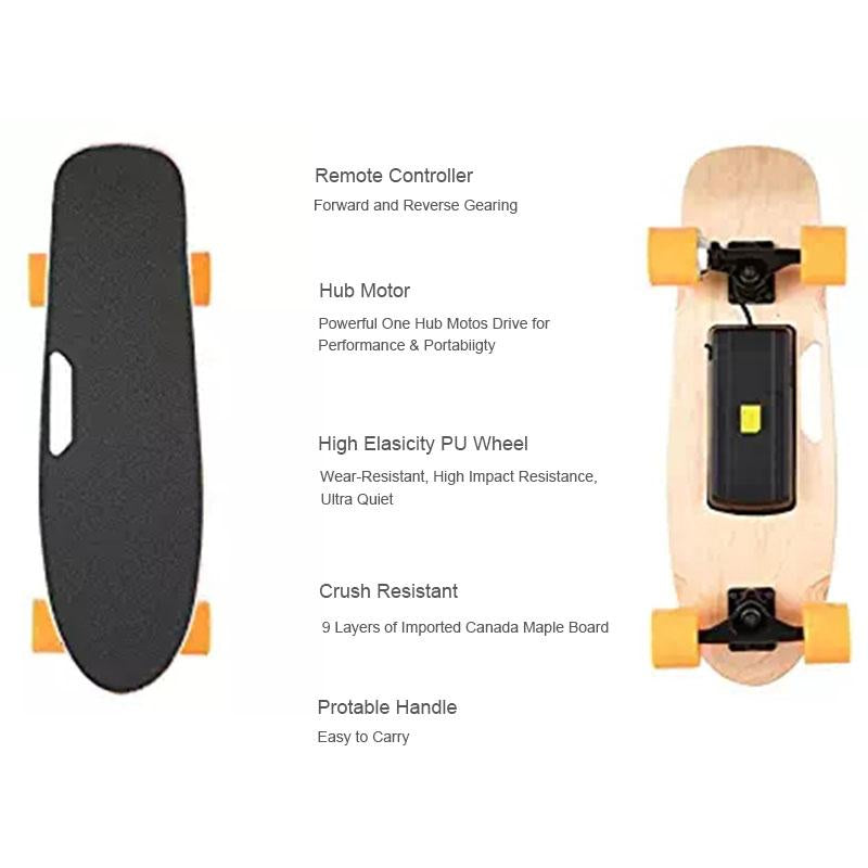 Ship from USA Europe Four Wheel Electric Skateboard Wireless Remote controller Scooter Plate Board hoverboard unicycle V63m#