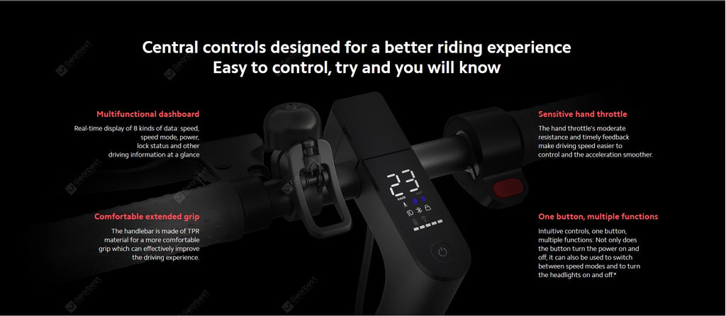 Xiaomi Mi Scooter Pro 2 Folding Electric Scooter 45km Mileage Range 600W Motor