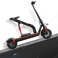 Electric Folding Scooter 36V 500W 23Ah Battery 100KM Mileage With Two Seats Anti-theft