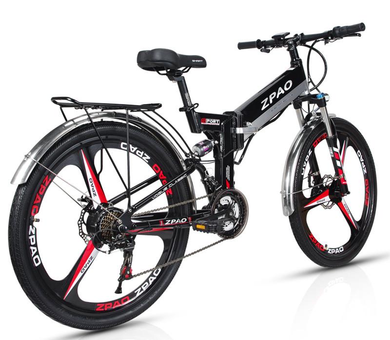Sales Promotional 48V 350W E-Bike 3*7 Speed Gears MTB Bicycle LCD Displayer Disc Brake Cheap Foldable Electric Bike