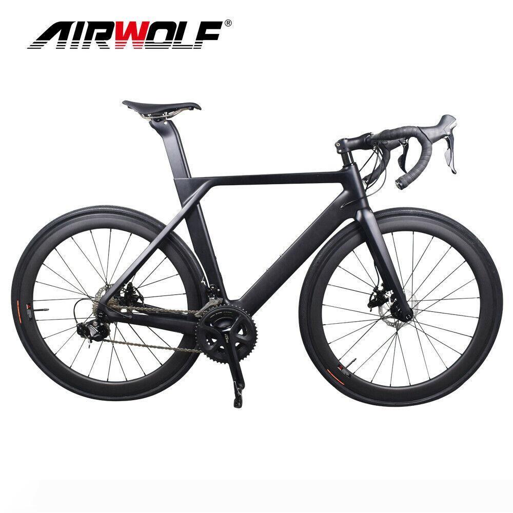 New R8000 Full Complete Carbon Disc Bike Mechanical Brake Disc Carbon Road Bicycle