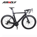 New R8000 Full Complete Carbon Disc Bike Mechanical Brake Disc Carbon Road Bicycle