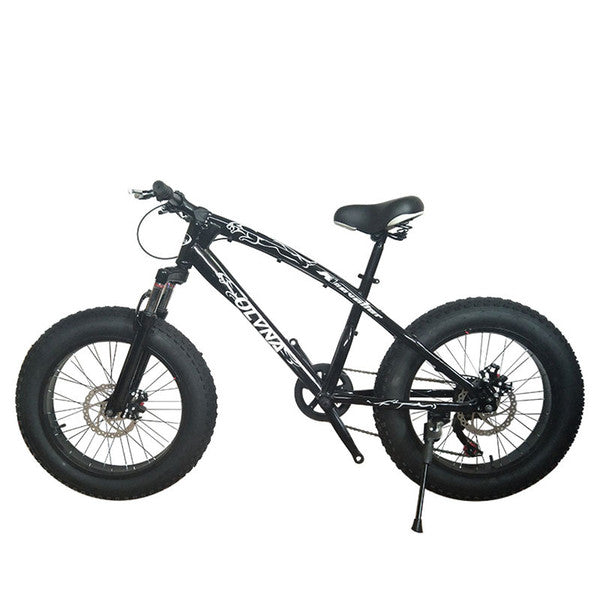26 "snowmobile 4.0 big wide thick tire mountain bike absorption double disc brake integrated wheel beach road bike