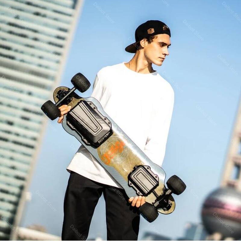New Electric Scooter Off Road 4 Wheels Electric Scooters Double Drive H20T 36V Four Wheel Electric Skateboard With Rubber Wheels