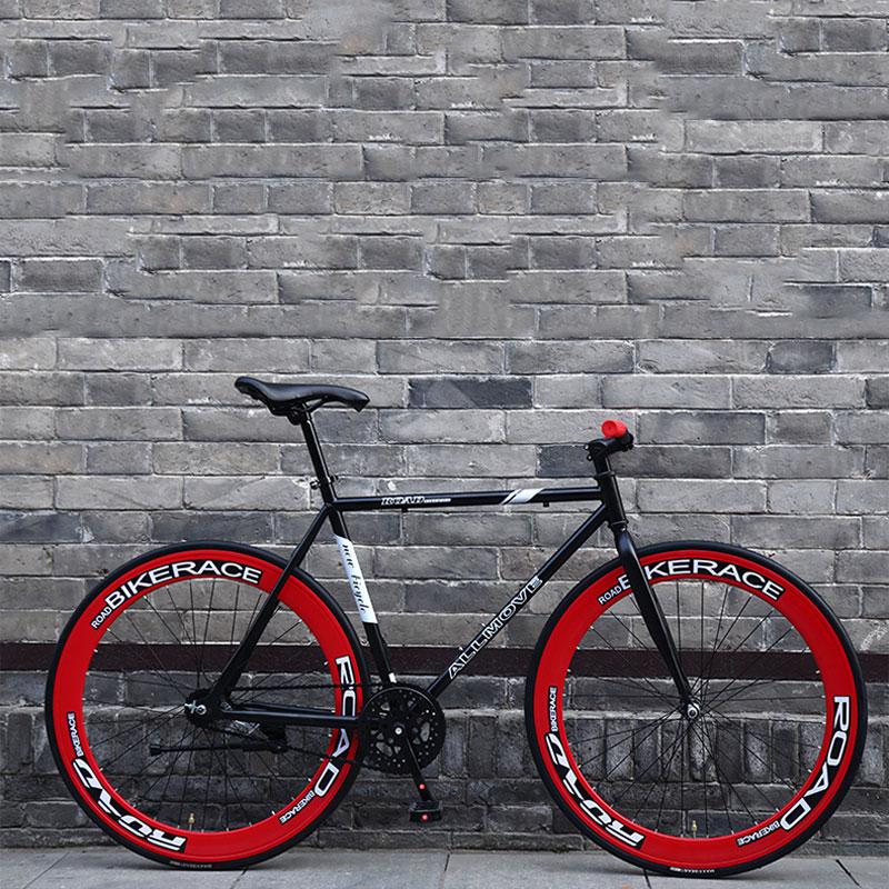 Mountain Road Bike Fixed Gear 26 Inch Single Speed Retro Frame Man and Woman Students Adult Bicycle New