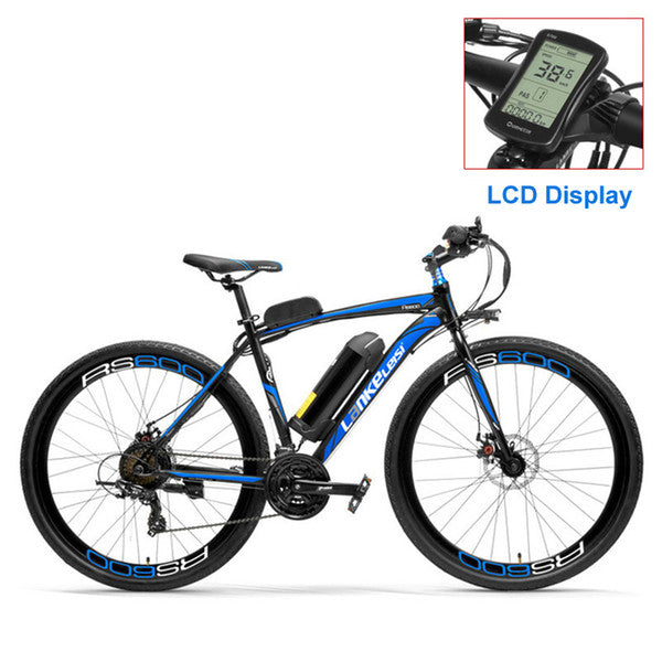 RS600 Powerful Electric Bike, 36V 20A Battery Ebike,700C Road Bicycle, Both Disc Brake, Aluminum Alloy Frame, Mountain Bike