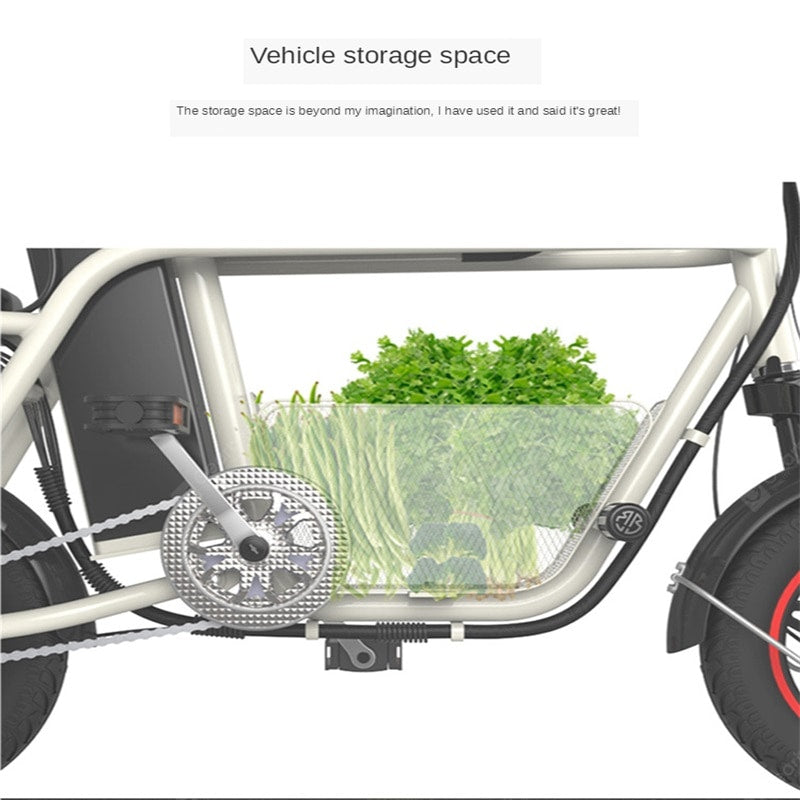 Parent Child Electric Car Child Mother-daughter Double Folding Lightweight Adult Mini Small Mobility Electric Folding Bike Electrical Motorbike
