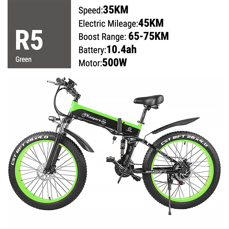 electric bike Arrival 48V 12AH 1000W Folding Electric Bicycle With 4.0 Fat Tire e bike Mountain bike