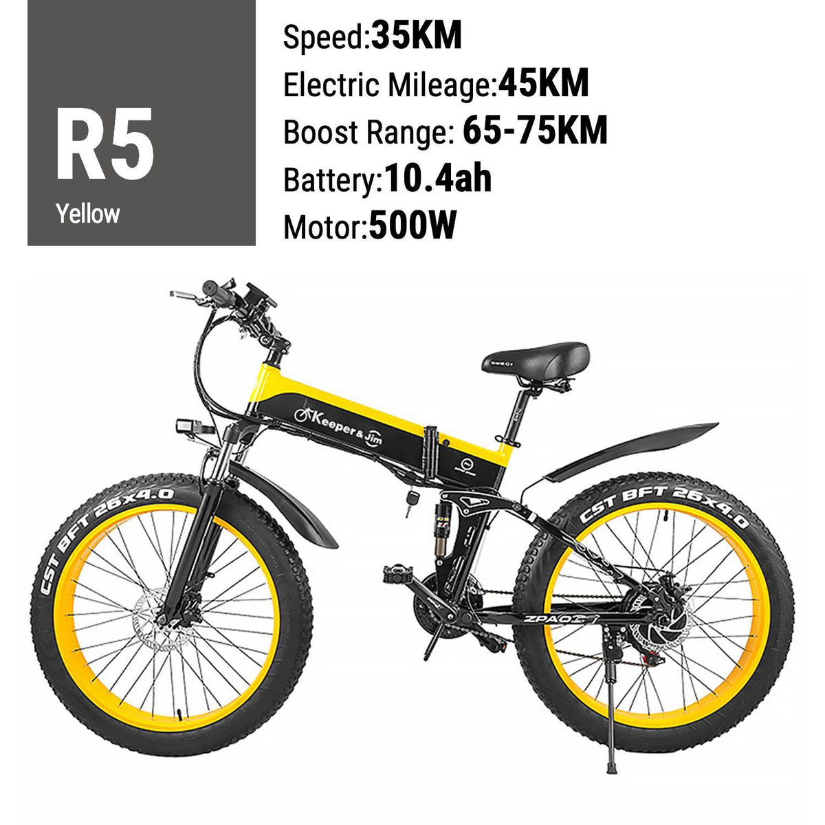electric bike Arrival 48V 12AH 1000W Folding Electric Bicycle With 4.0 Fat Tire e bike Mountain bike