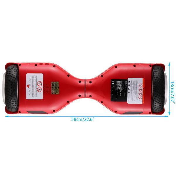 6.5inch Smart Electric Scooter 2 Wheels Self Balancing Scooter Lithium Battery LED Lights Hoverboard Balance Scooters US Plug