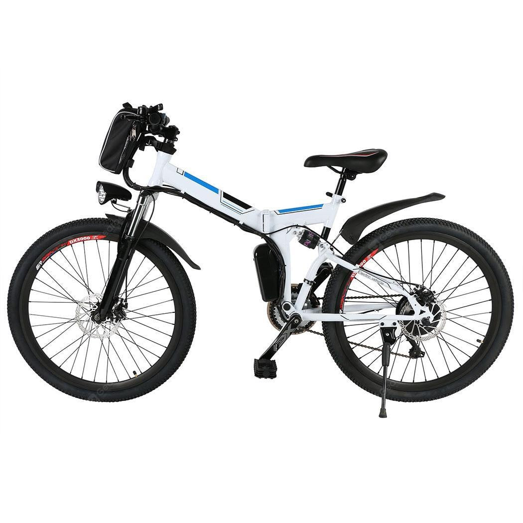 Ancheer 26inch 36V Foldable Electric Power Mountain Bicycle with Lithium-Ion Battery