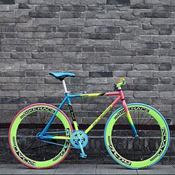 fixed gear retro Mountain Road Bike Fixed Gear 26 Inch Single Speed Retro Frame Man and