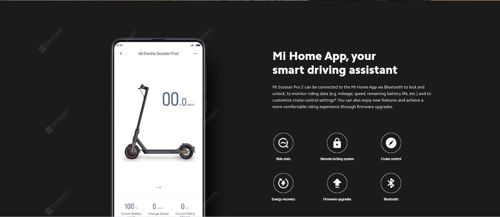 Xiaomi Mi Scooter Pro 2 Folding Electric Scooter 45km Mileage Range 600W Motor