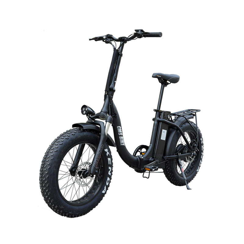 CMSBIKE CMSTD-20PW 36V 500W 10Ah Folding Electric Bicycle 20 Inches 30km/h Top Speed 50km Mileage Range LCD Screen Electric Bike