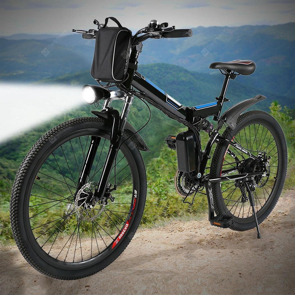 Ancheer 26inch 36V Foldable Electric Power Mountain Bicycle with Lithium-Ion Battery