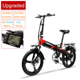 G660 20 Inch Powerful Electric Bicycle, 400W 48V 10.4Ah/14.5Ah Lithium Battery, With LCD Display & Rear Carrier, Dual Disc Brakes