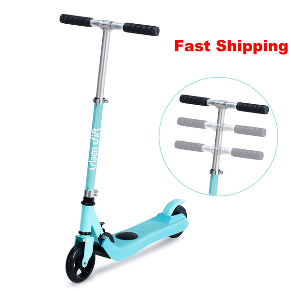 Urban Drift Electric Kick Scooter for Kids Quick Release Folding System and 3 Level Adjustable Handlebar Ages 6-12