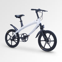 20inch electric bike S1 smart small electric bicycle 36V lithium pedal power cycling city battery scooter pas range 50km ebike