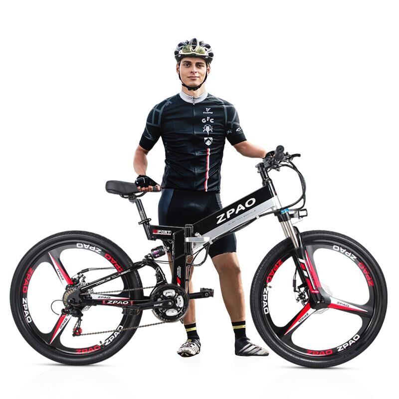 Sales Promotional 48V 350W E-Bike 3*7 Speed Gears MTB Bicycle LCD Displayer Disc Brake Cheap Foldable Electric Bike