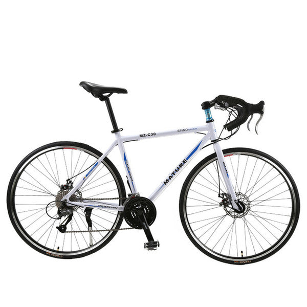 700C road bike 21/27/30 speed ultra light aluminum alloy frame double disc brake high quality Student adult road cycling bicycle