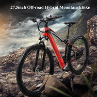 27.5inch electric mountain bike 48V lithium battery hidden in frame 250w motor hybrid ebike Hydraulic disc brake Oil shock