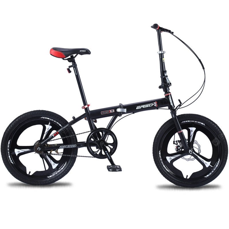 DHL Fast Delivery Folding Bicycle Mountain Bike 20-inch 18 16-inch Steel Variable Speed Bicycles Dual Disc Brakes Road Bikes Racing Bicycle