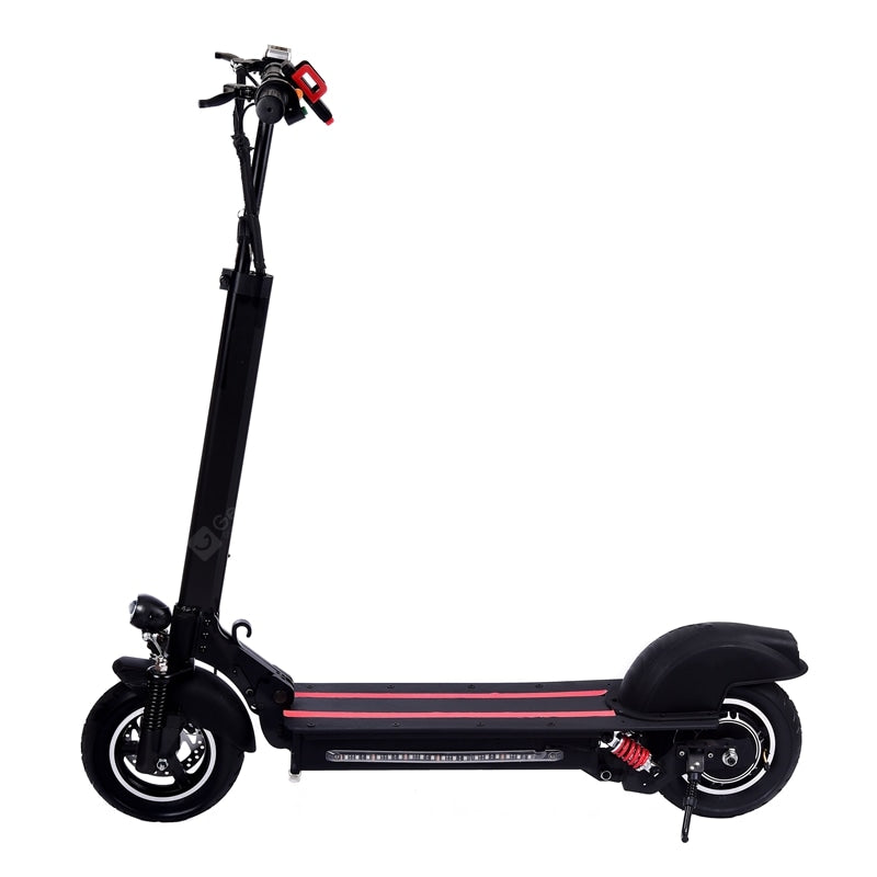 Powerful Lamtwheel 10 Inch Folding Electric Kick Scooters for Adults Single Motor 600W 48V 12Ah