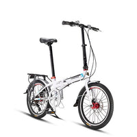 FOREVER Folding Bicycle with Rack Aluminium Alloy Folding Bike Frame 7 Speed Positioning Foldable Bicycle 52T Crankset 20 in easy-smart-way.myshopify.com