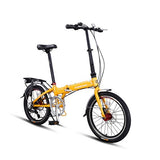 FOREVER Mini Folding Bike 20 inch Aluminium Alloy Frame Double Disc Brake Bike Road Cycle Variable Speed Women Cycling Bicycle easy-smart-way.myshopify.com