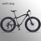 Wolf's fang new Bicycle Mountain bike 26 inch Fat Bike 8 speeds Fat Tire Snow Bicycles Man bmx mtb road bikes free shipping easy-smart-way.myshopify.com