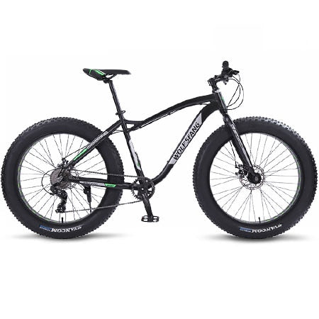Wolf's fang new Bicycle Mountain bike 26 inch Fat Bike 8 speeds Fat Tire Snow Bicycles Man bmx mtb road bikes free shipping easy-smart-way.myshopify.com