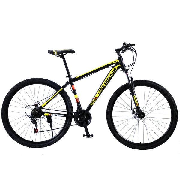 Love Freedom 21/24 Speed Aluminum Alloy Bicycle  29 Inch Mountain Bike Variable Speed Dual Disc Brakes Bike Free Deliver easy-smart-way.myshopify.com