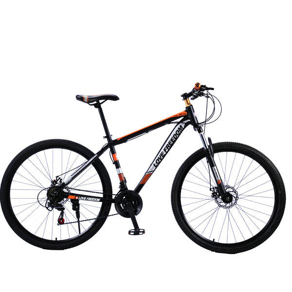 Love Freedom 21/24 Speed Aluminum Alloy Bicycle  29 Inch Mountain Bike Variable Speed Dual Disc Brakes Bike Free Deliver easy-smart-way.myshopify.com