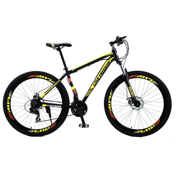 Love Freedom 21/24 Speed Aluminum Alloy Bicycle  29 Inch Mountain Bike Variable Speed Dual Disc Brakes Bike Free Deliver easy-smart-way.myshopify.com