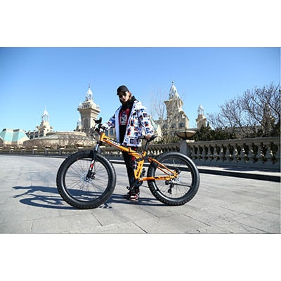 KUBEEN new arrival 7/21/24/27 speeds Disc brakes Fat bike 26 inch 26x4.0" Fat Tire Snow Bicycle  Oil spring fork easy-smart-way.myshopify.com